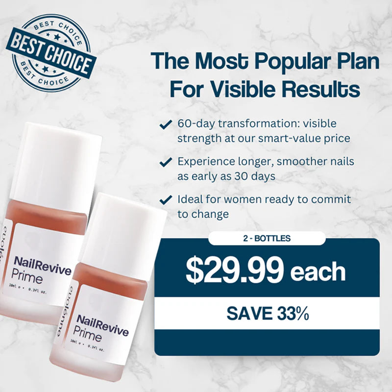NailRevive Prime Nail Serum with DualPeptide Formula™ (2 Bottles)